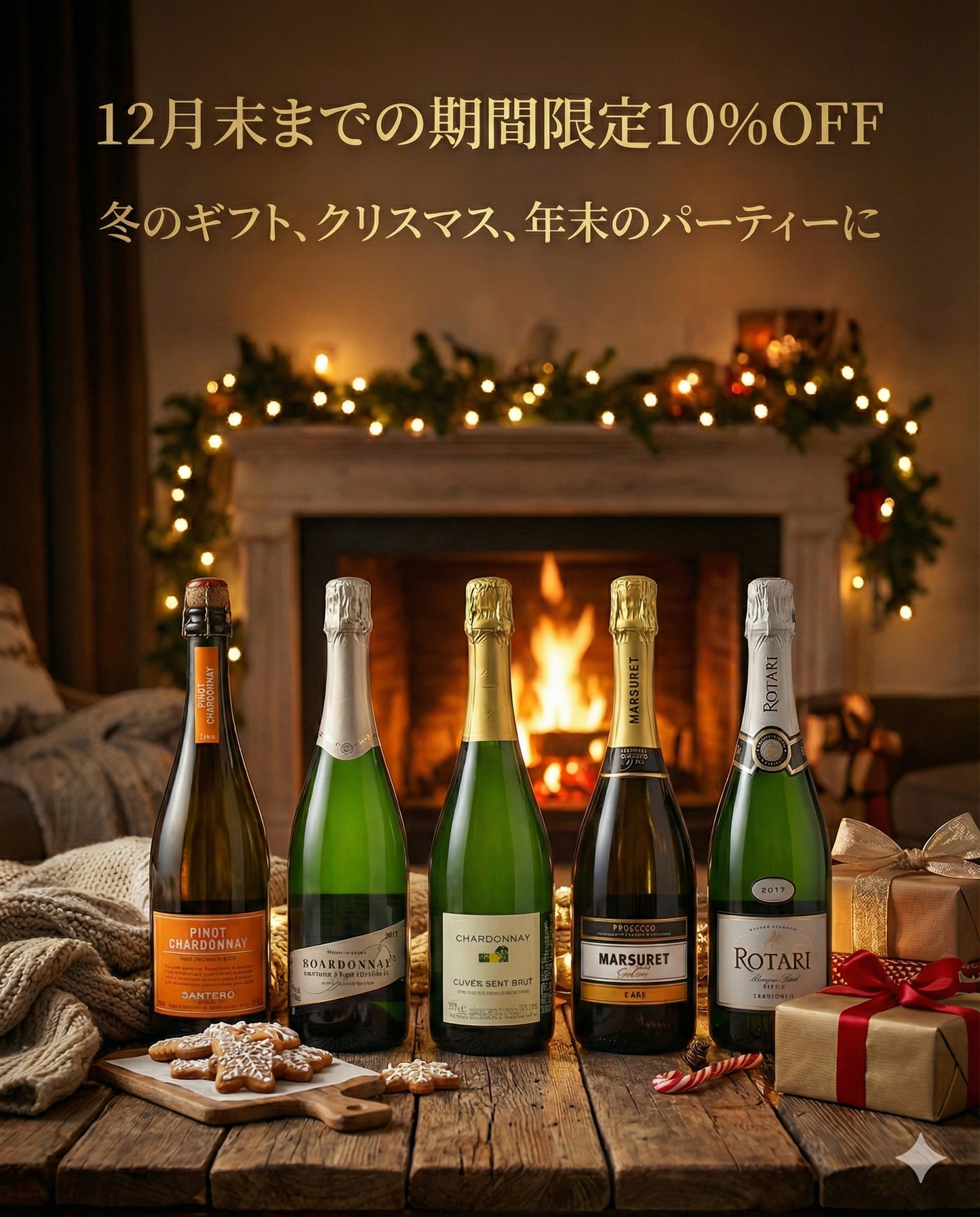 気軽に広がるイタリアとその他のスパークリング 5本